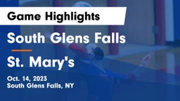 South Glens Falls  vs St. Mary's  Game Highlights - Oct. 14, 2023