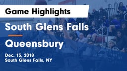 South Glens Falls  vs Queensbury  Game Highlights - Dec. 13, 2018