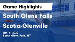 South Glens Falls  vs Scotia-Glenville  Game Highlights - Jan. 6, 2020