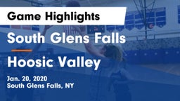 South Glens Falls  vs Hoosic Valley  Game Highlights - Jan. 20, 2020