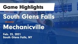 South Glens Falls  vs Mechanicville  Game Highlights - Feb. 23, 2021