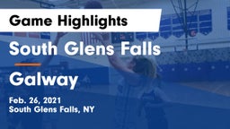 South Glens Falls  vs Galway  Game Highlights - Feb. 26, 2021