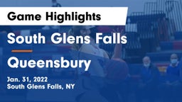 South Glens Falls  vs Queensbury  Game Highlights - Jan. 31, 2022