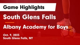 South Glens Falls  vs Albany Academy for Boys Game Highlights - Oct. 9, 2023