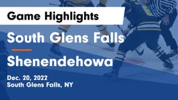South Glens Falls  vs Shenendehowa  Game Highlights - Dec. 20, 2022