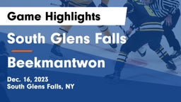 South Glens Falls  vs Beekmantwon Game Highlights - Dec. 16, 2023