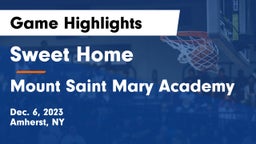 Sweet Home  vs Mount Saint Mary Academy Game Highlights - Dec. 6, 2023