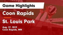 Coon Rapids  vs St. Louis Park  Game Highlights - Aug. 27, 2019