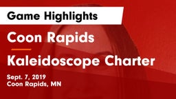 Coon Rapids  vs Kaleidoscope Charter Game Highlights - Sept. 7, 2019