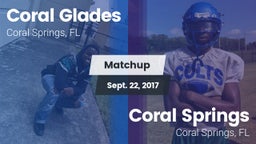 Matchup: Coral Glades High vs. Coral Springs  2017