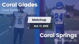 Matchup: Coral Glades High vs. Coral Springs  2019