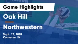 Oak Hill  vs Northwestern  Game Highlights - Sept. 12, 2020