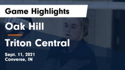 Oak Hill  vs Triton Central  Game Highlights - Sept. 11, 2021