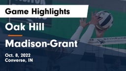 Oak Hill  vs Madison-Grant  Game Highlights - Oct. 8, 2022