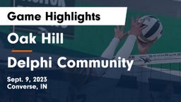 Oak Hill  vs Delphi Community  Game Highlights - Sept. 9, 2023