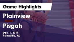 Plainview  vs Pisgah  Game Highlights - Dec. 1, 2017