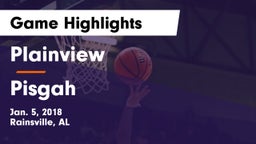 Plainview  vs Pisgah  Game Highlights - Jan. 5, 2018