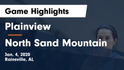 Plainview  vs North Sand Mountain  Game Highlights - Jan. 4, 2020