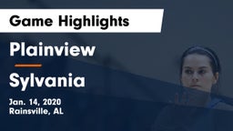 Plainview  vs Sylvania  Game Highlights - Jan. 14, 2020