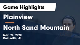 Plainview  vs North Sand Mountain  Game Highlights - Nov. 24, 2020