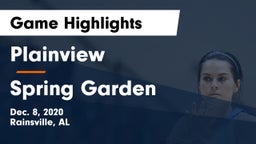 Plainview  vs Spring Garden Game Highlights - Dec. 8, 2020
