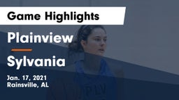 Plainview  vs Sylvania Game Highlights - Jan. 17, 2021