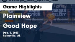 Plainview  vs Good Hope  Game Highlights - Dec. 5, 2023