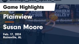 Plainview  vs Susan Moore  Game Highlights - Feb. 17, 2024