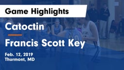 Catoctin  vs Francis Scott Key  Game Highlights - Feb. 12, 2019