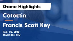 Catoctin  vs Francis Scott Key  Game Highlights - Feb. 20, 2020