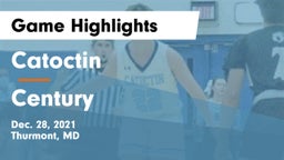 Catoctin  vs Century  Game Highlights - Dec. 28, 2021