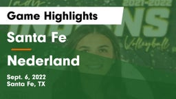 Santa Fe  vs Nederland  Game Highlights - Sept. 6, 2022