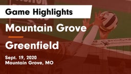 Mountain Grove  vs Greenfield Game Highlights - Sept. 19, 2020