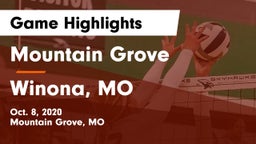 Mountain Grove  vs Winona, MO Game Highlights - Oct. 8, 2020