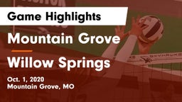 Mountain Grove  vs Willow Springs  Game Highlights - Oct. 1, 2020