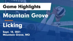 Mountain Grove  vs Licking  Game Highlights - Sept. 18, 2021