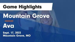 Mountain Grove  vs Ava  Game Highlights - Sept. 17, 2022