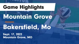 Mountain Grove  vs Bakersfield, Mo Game Highlights - Sept. 17, 2022