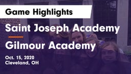 Saint Joseph Academy vs Gilmour Academy  Game Highlights - Oct. 15, 2020