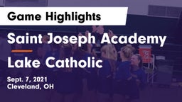 Saint Joseph Academy vs Lake Catholic  Game Highlights - Sept. 7, 2021