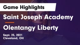 Saint Joseph Academy vs Olentangy Liberty Game Highlights - Sept. 25, 2021