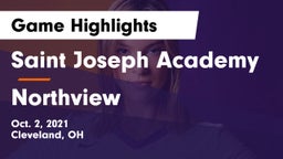 Saint Joseph Academy vs Northview  Game Highlights - Oct. 2, 2021