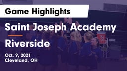 Saint Joseph Academy vs Riverside  Game Highlights - Oct. 9, 2021