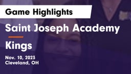 Saint Joseph Academy vs Kings  Game Highlights - Nov. 10, 2023