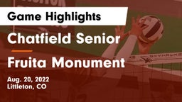 Chatfield Senior  vs Fruita Monument  Game Highlights - Aug. 20, 2022