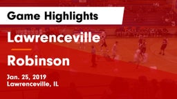 Lawrenceville  vs Robinson  Game Highlights - Jan. 25, 2019
