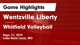 Wentzville Liberty  vs Whitfield Volleyball  Game Highlights - Sept. 21, 2019