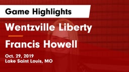 Wentzville Liberty  vs Francis Howell  Game Highlights - Oct. 29, 2019