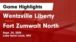 Wentzville Liberty  vs Fort Zumwalt North  Game Highlights - Sept. 24, 2020