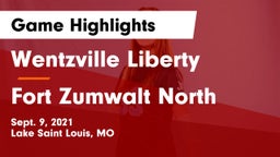 Wentzville Liberty  vs Fort Zumwalt North  Game Highlights - Sept. 9, 2021